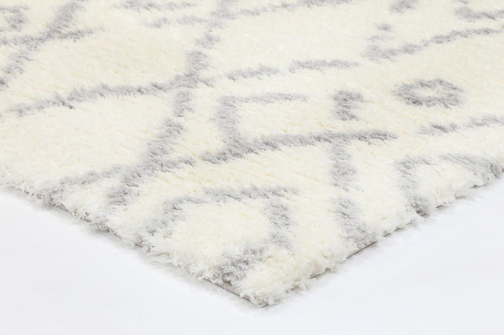 Moroccan Cream and Silver Fes Rug - 1909 695 – view 5