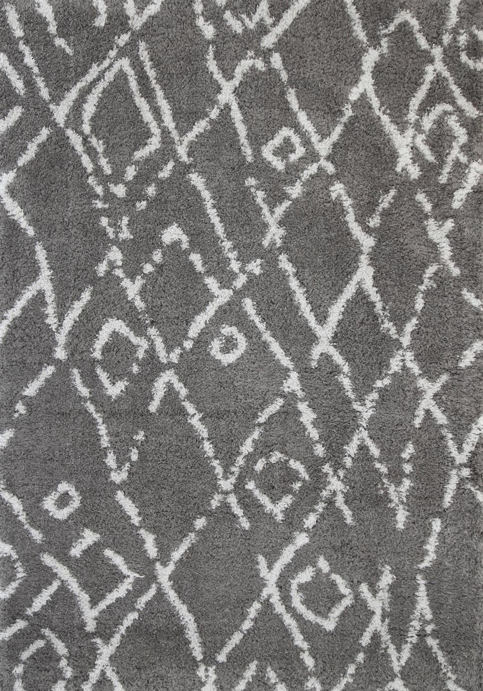 Moroccan Grey and Silver Fes Rug - 1909 995 – view 2