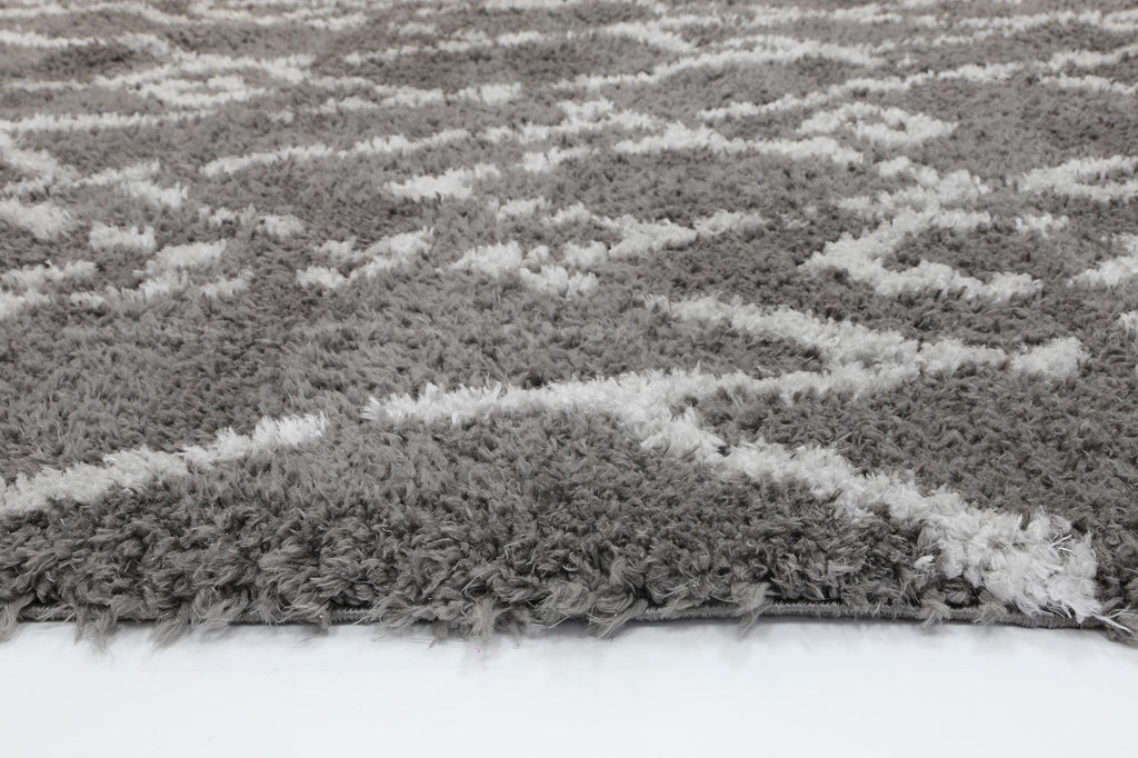 Moroccan Grey and Silver Fes Rug - 1909 995 – view 3