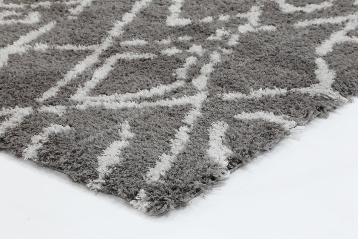 Moroccan Grey and Silver Fes Rug - 1909 995 – view 4