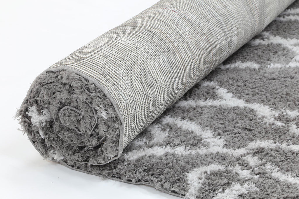Moroccan Grey and Silver Fes Rug - 1909 995 – view 5