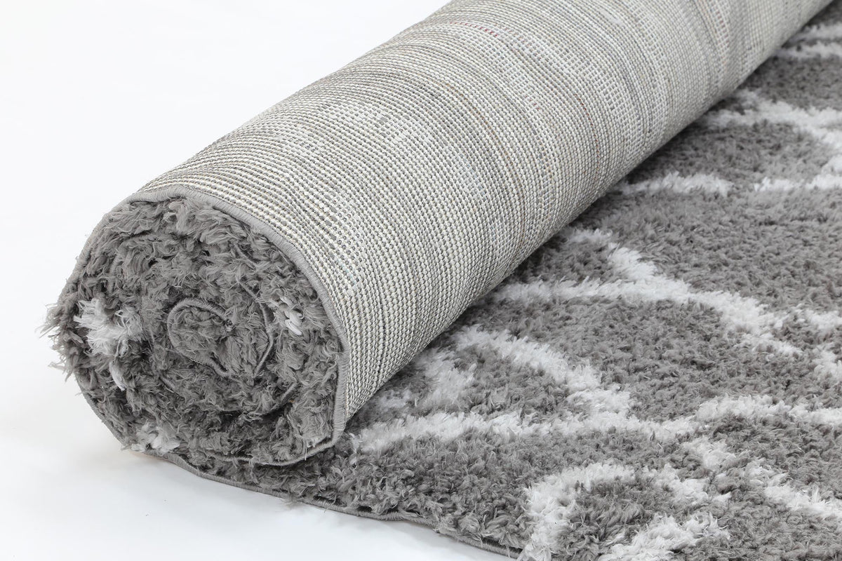 Moroccan Grey and Silver Fes Rug - 1909 995 – view 5