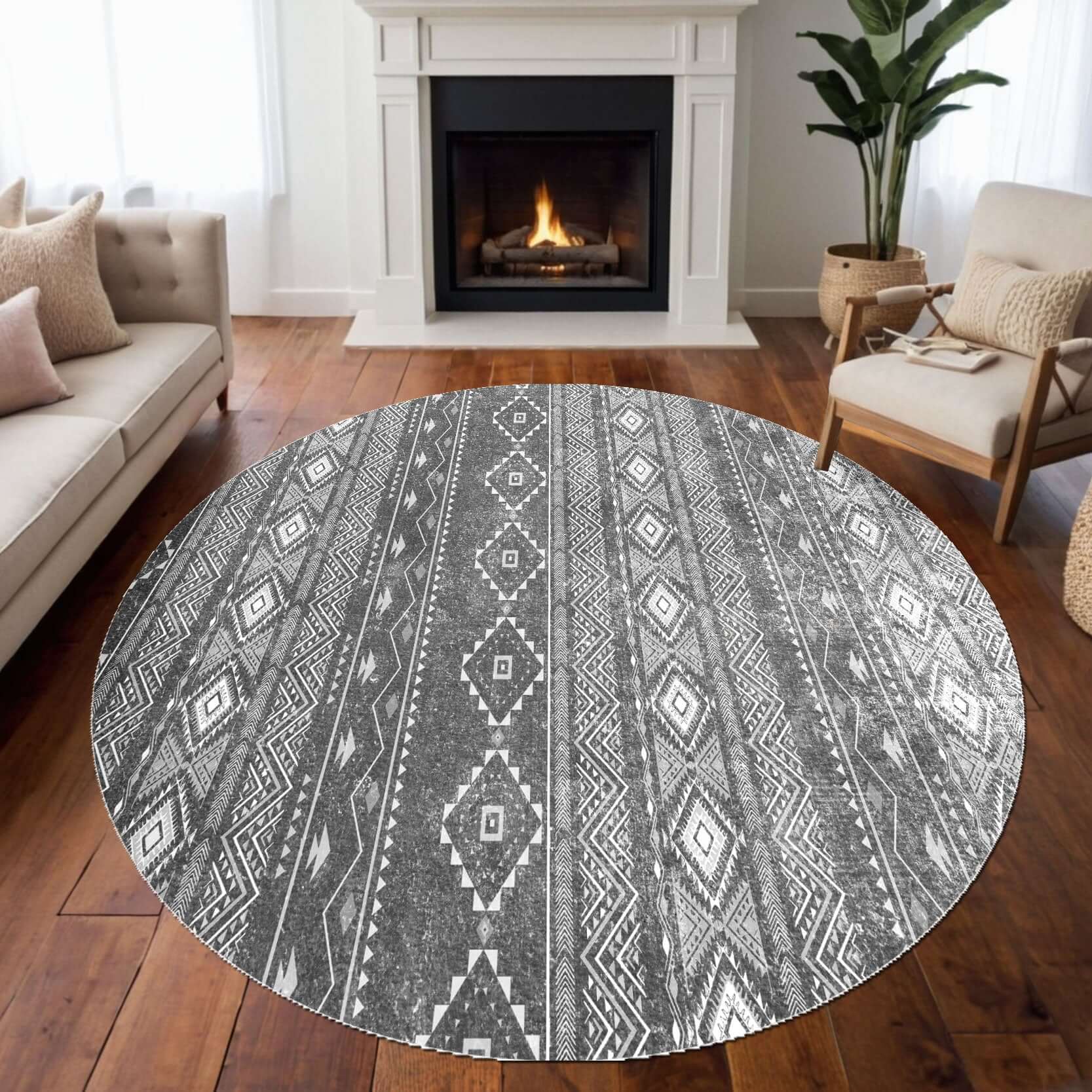 Modern Ethnic Pattern Rug