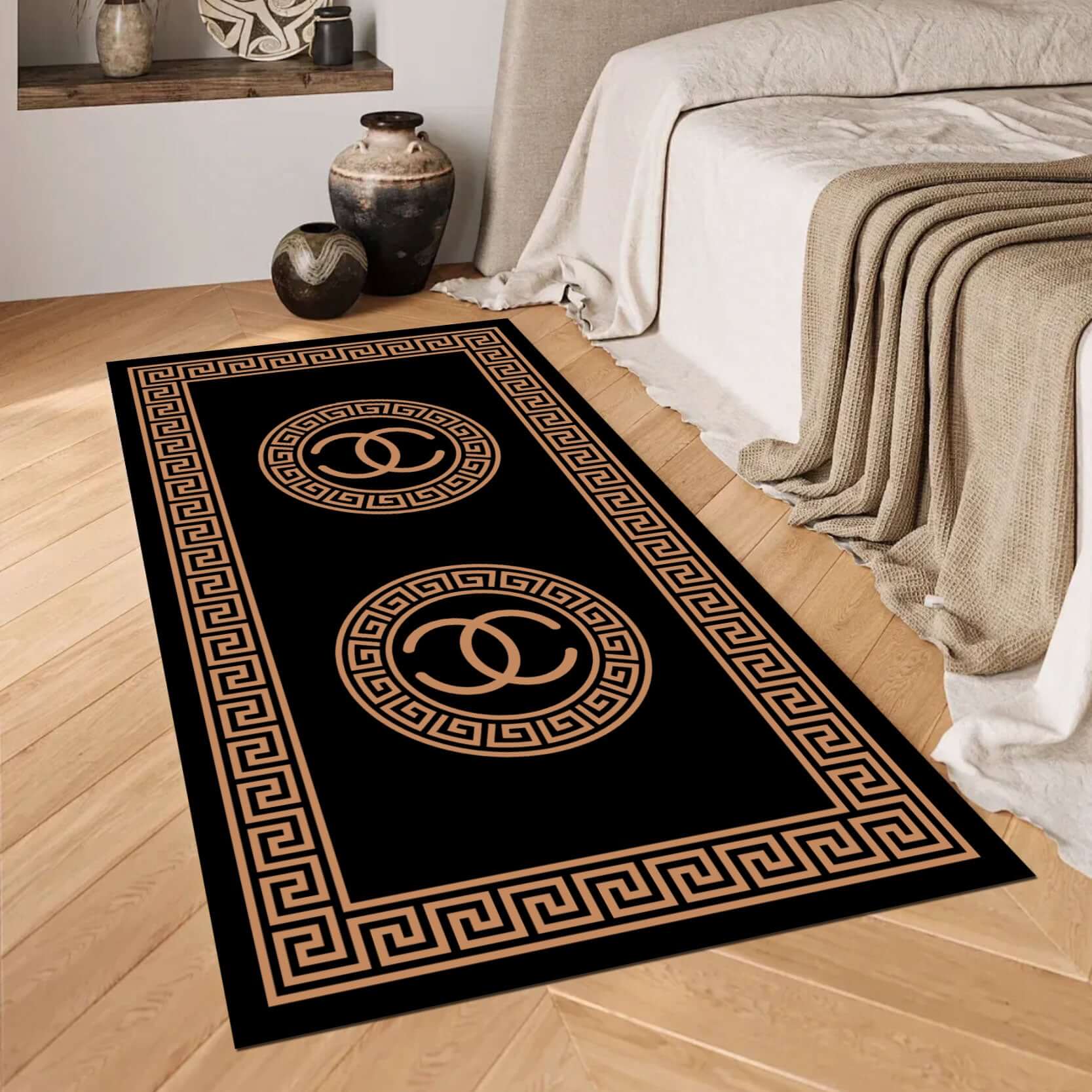 Modern Luxe Monogram Rug