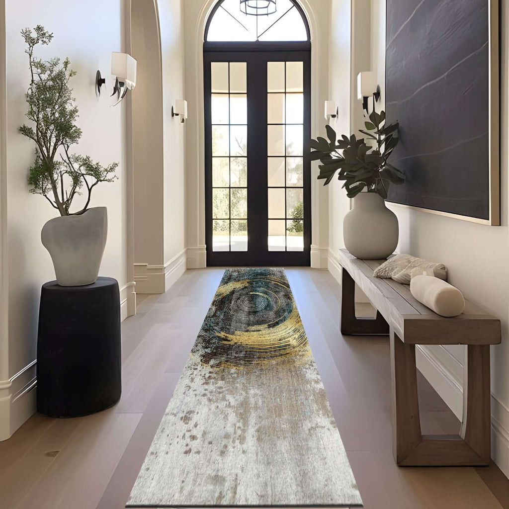 Modern Swirl Elegance Rug