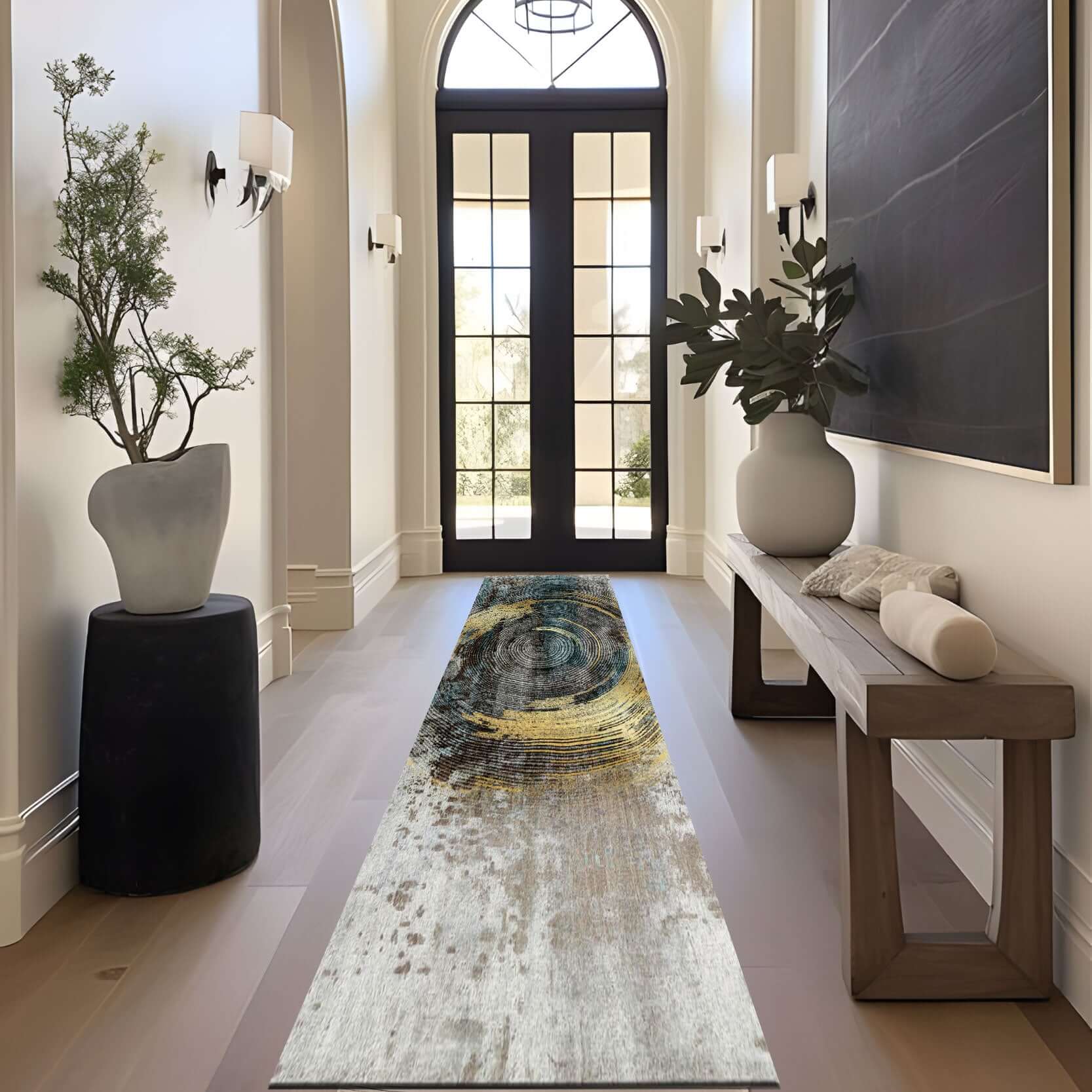Modern Swirl Elegance Rug