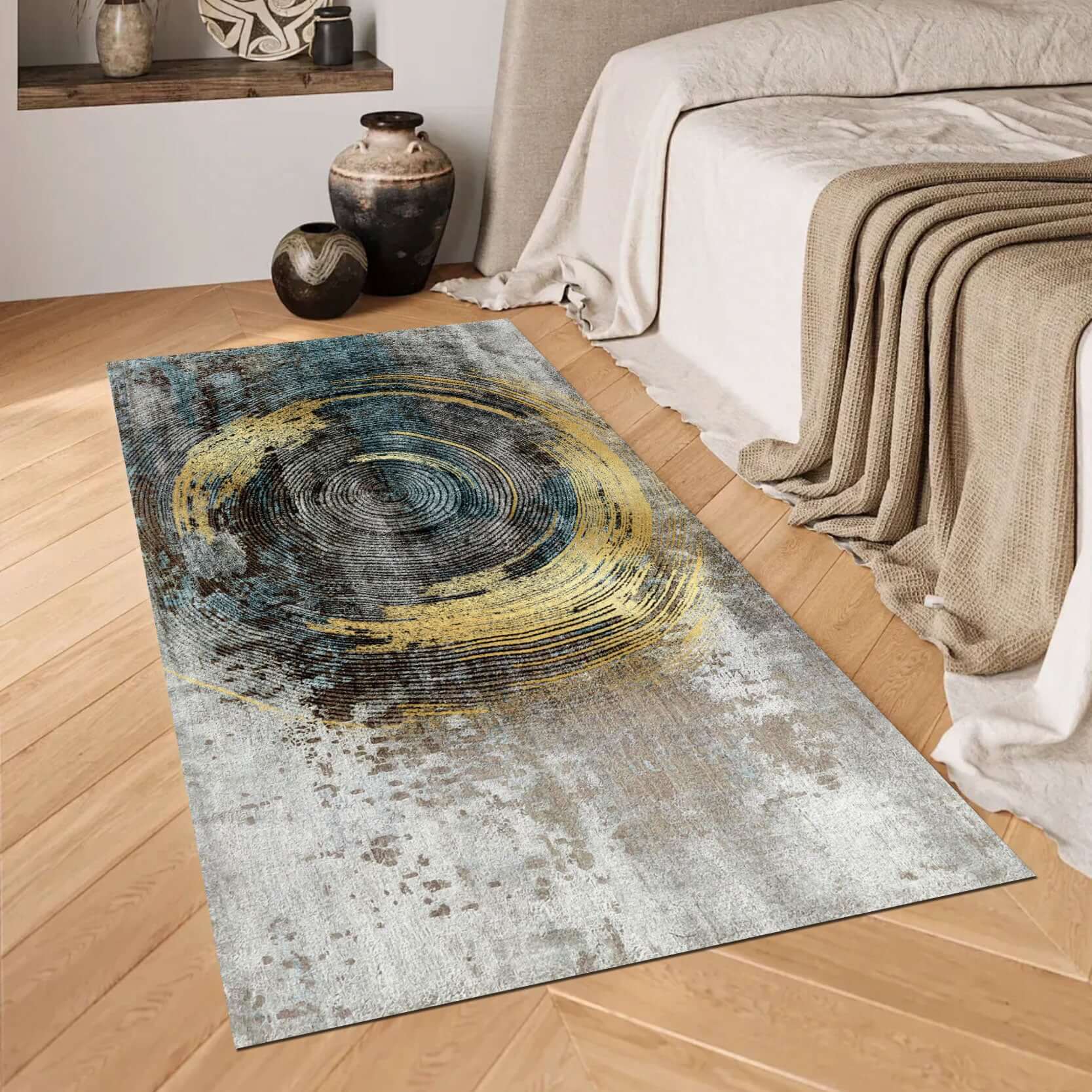 Modern Swirl Elegance Rug