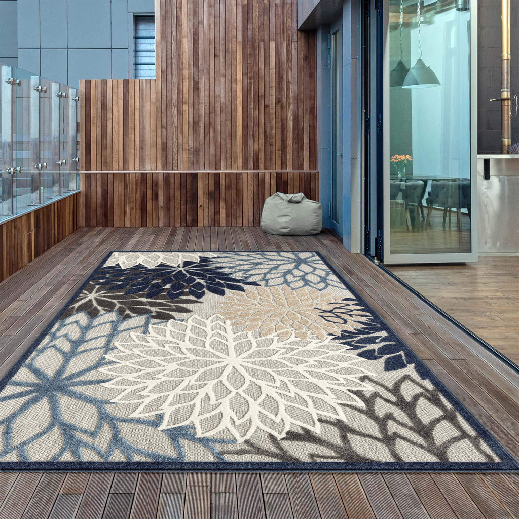 Monaco 1210 Blue Turkish Rug lifestyle view
