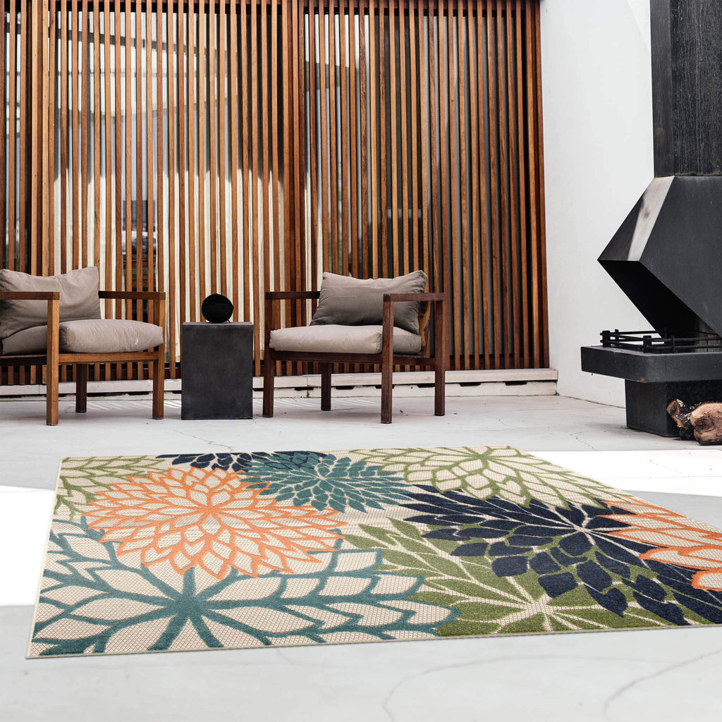 Monaco 1210 Green Turkish Rug lifestyle view