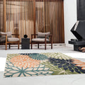 Monaco 1210 Green Turkish Rug lifestyle view