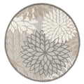Monaco 1210 Natural Round Rug lifestyle view