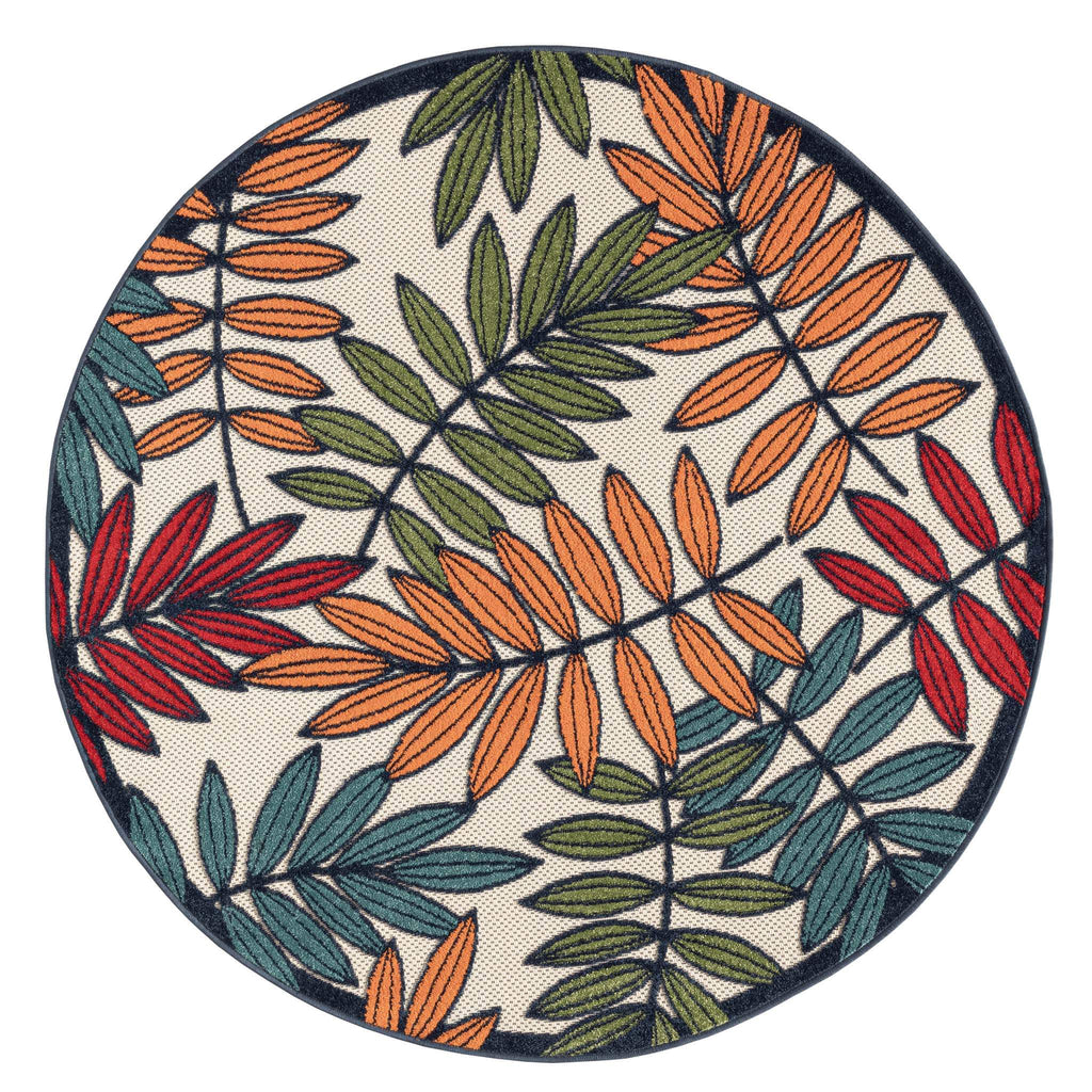 Monaco 1211 Multi Round Rug lifestyle view