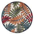 Monaco 1211 Multi Round Rug lifestyle view