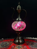 Mosaic Genie Lamp Purple Crackle