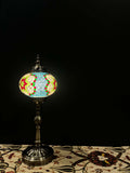 Mosaic Lamp Long Stand 17cm Glass Mix