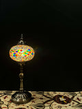 Mosaic Lamp Long Stand 17cm Glass Rainbow