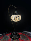 Mosaic Swan Lamp White Star