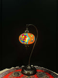 Mosaic Swan Lamps Long (Turkish Lamps) Orange Rainbow