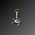 Multicoloured Evil Eye Keyring