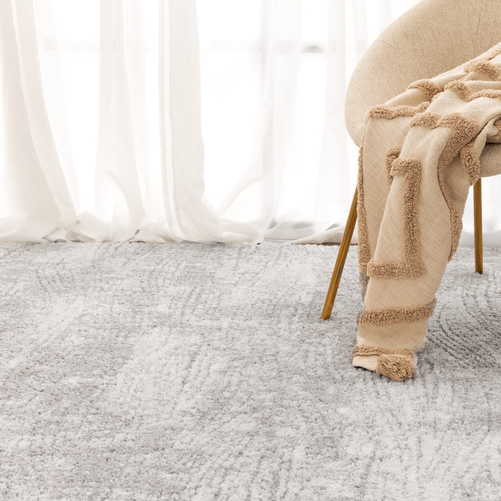 Nola N003 Grey Carved Rug – view 5