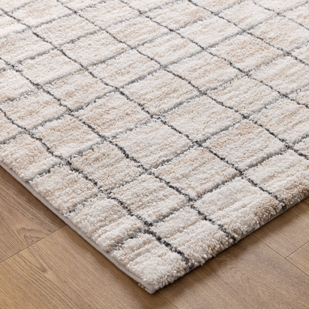 Nola Clean Lines Neutral Rug - N004 – view 3