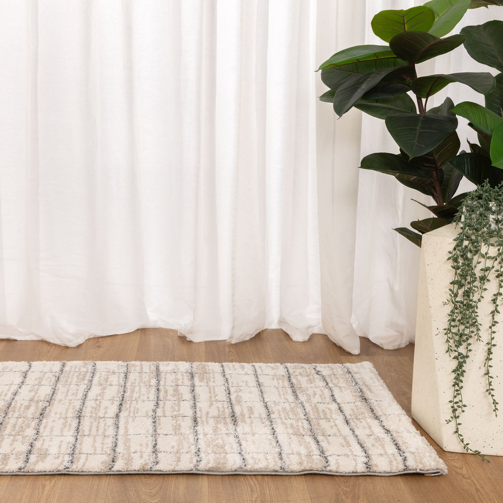 Nola Clean Lines Neutral Rug - N004 – view 9
