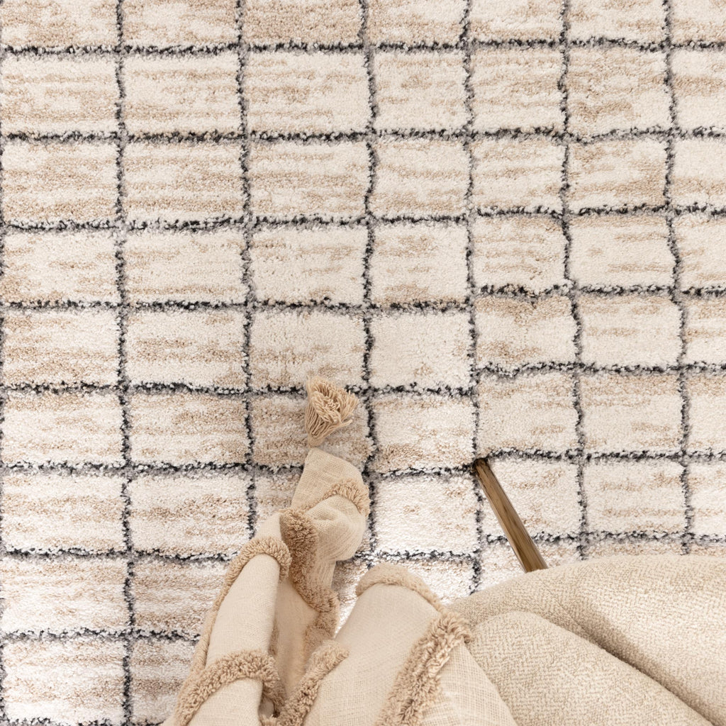 Nola Clean Lines Neutral Rug - N004 – view 6