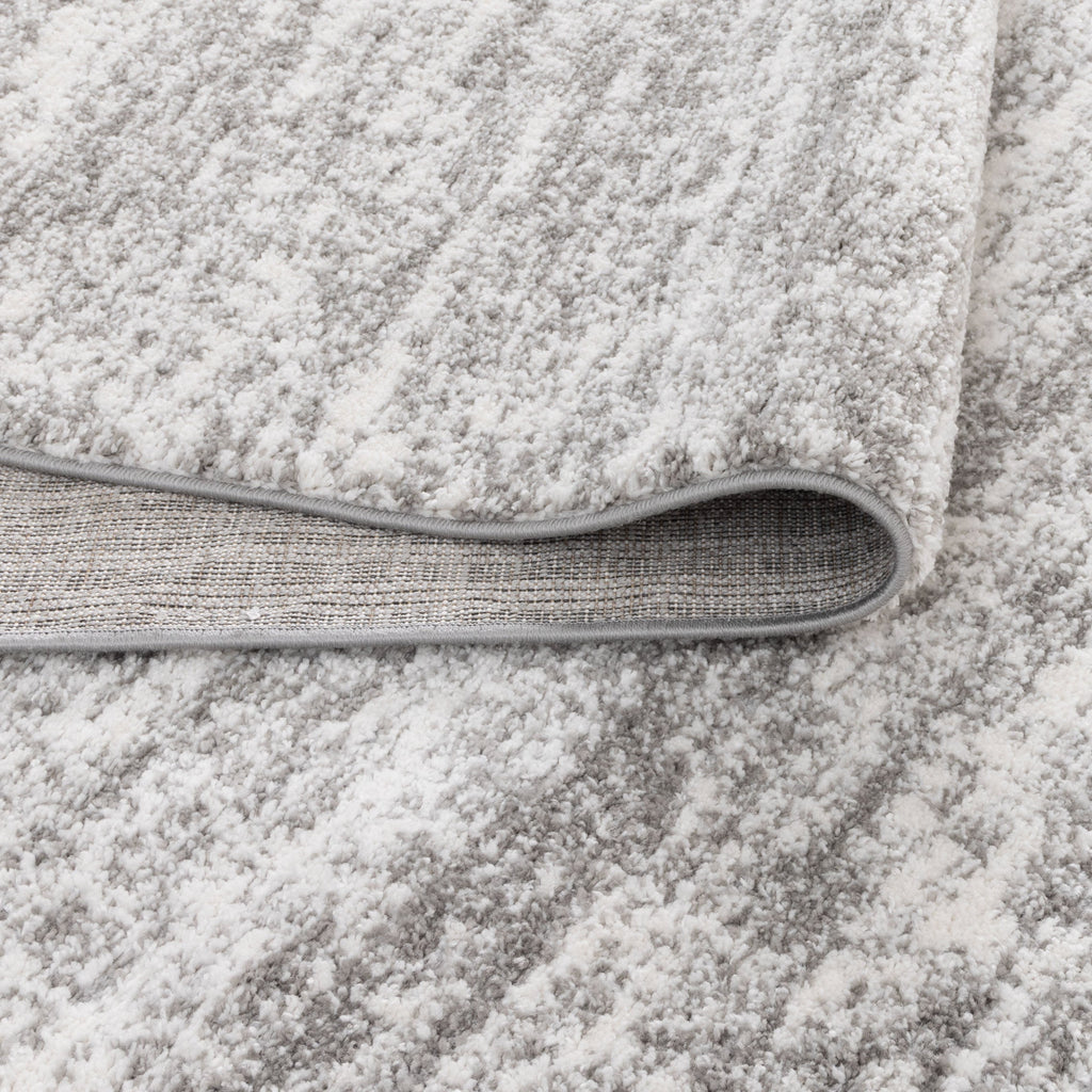 Nola N008 Grey Canvas Abstract Rug – view 4