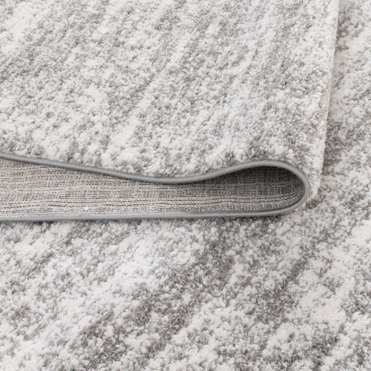 Nola N008 Grey Canvas Abstract Rug – view 4