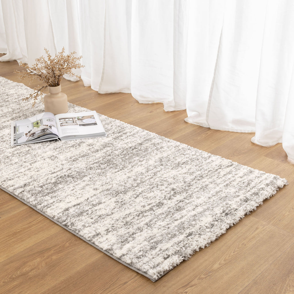 Nola N008 Grey Canvas Abstract Rug – view 8