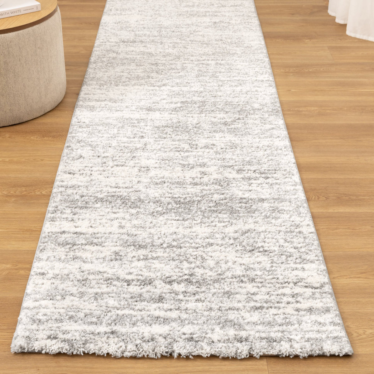 Nola N008 Grey Canvas Abstract Rug – view 10