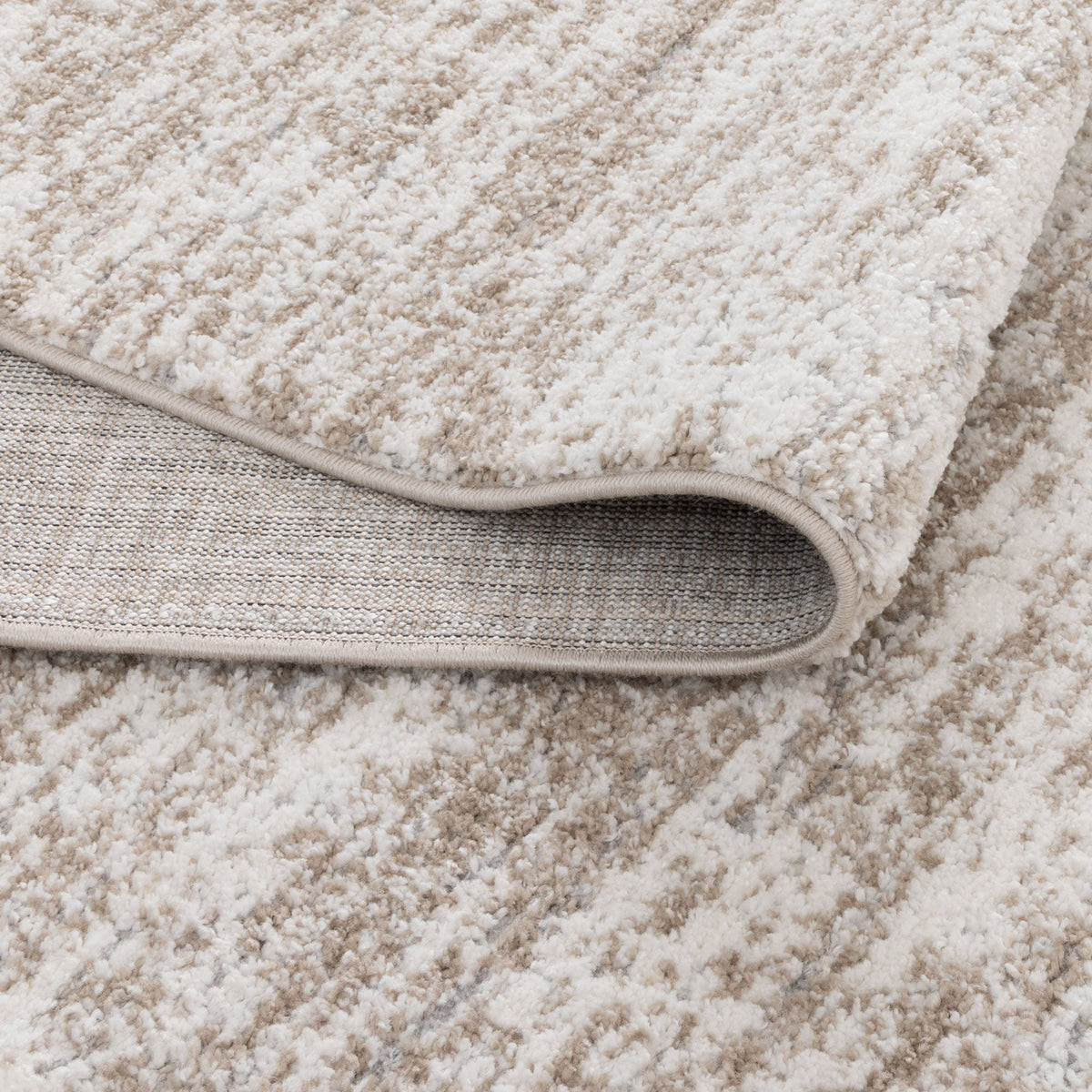 Nola N009 Beige Canvas Abstract Rug – view 4