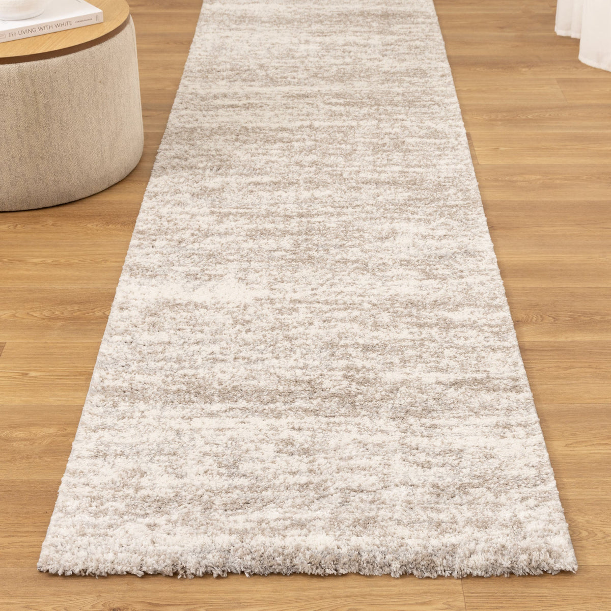 Nola N009 Beige Canvas Abstract Rug – view 10