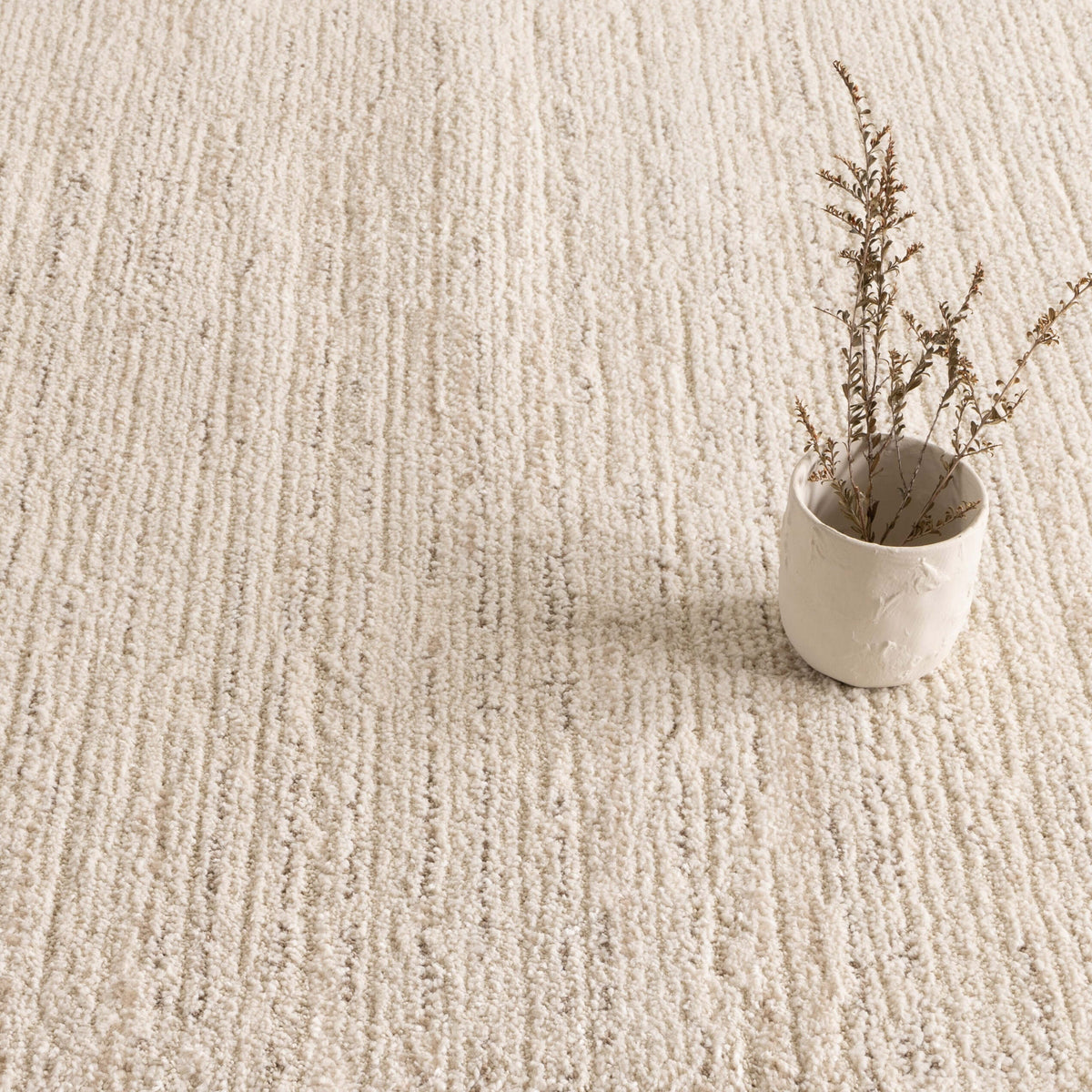 Nizza N010 Cream Faded Lines Rug - detail 5
