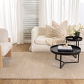 Nizza N012 Beige Faded Lines Rug - detail 4