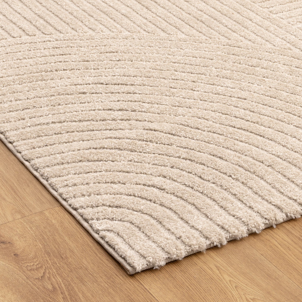 Nessa N100 Beige Arches Rug – view 3