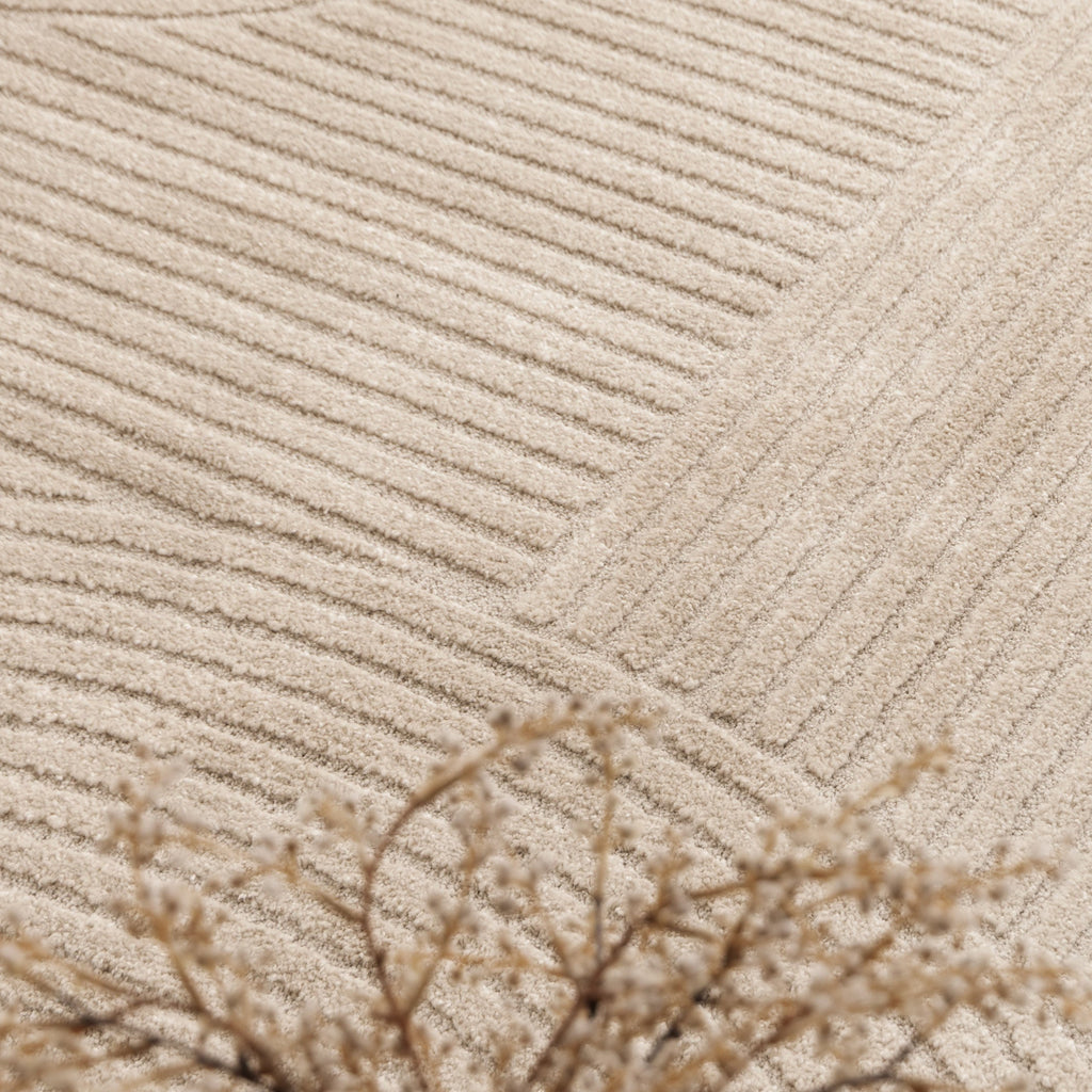 Nessa N100 Beige Arches Rug – view 5