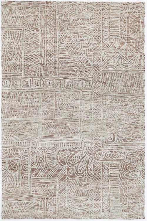 Amritsar Newburg Rust Tribal Rug – view 2