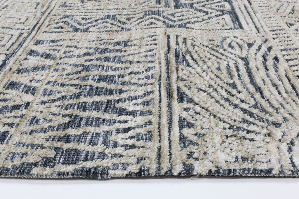 Amritsar Newburg Anthracite Tribal Rug – view 3