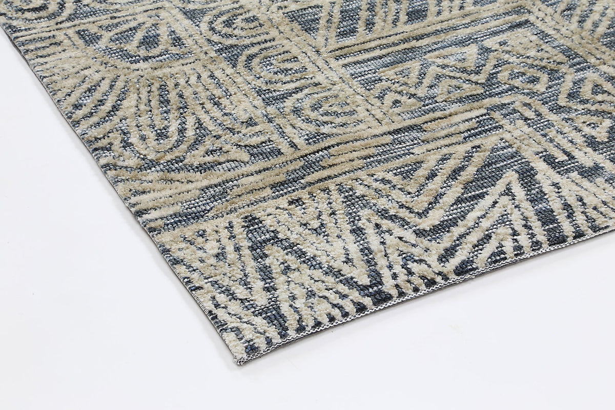 Amritsar Newburg Anthracite Tribal Rug – view 5