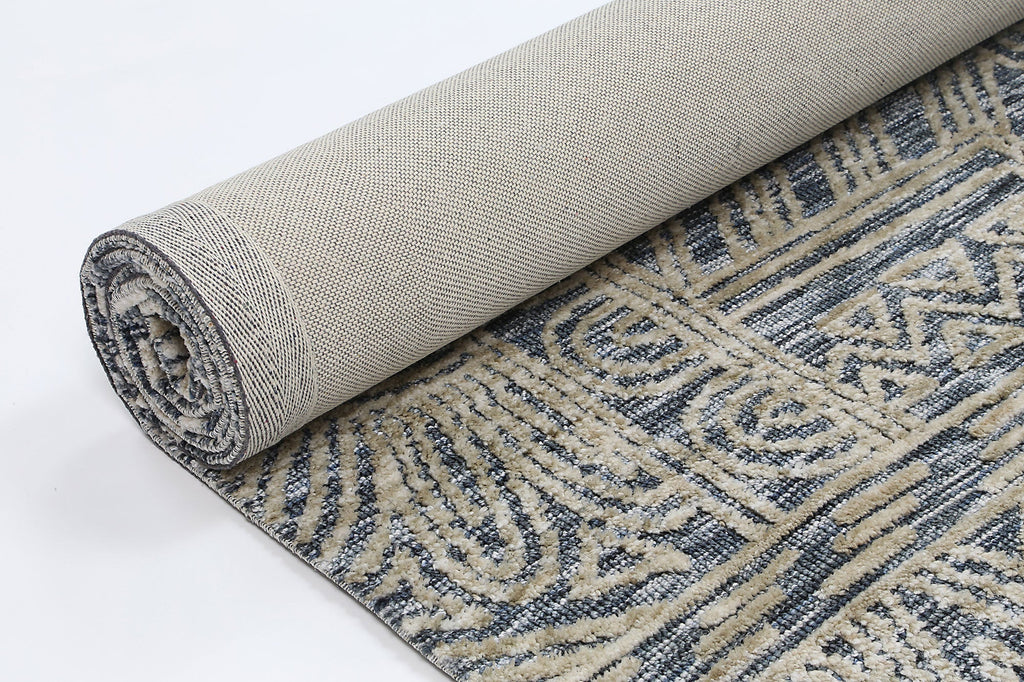 Amritsar Newburg Anthracite Tribal Rug – view 4