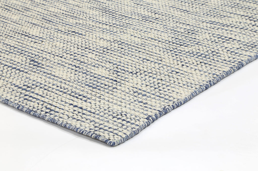 Nordic Blue Reversible Wool Rug – view 5