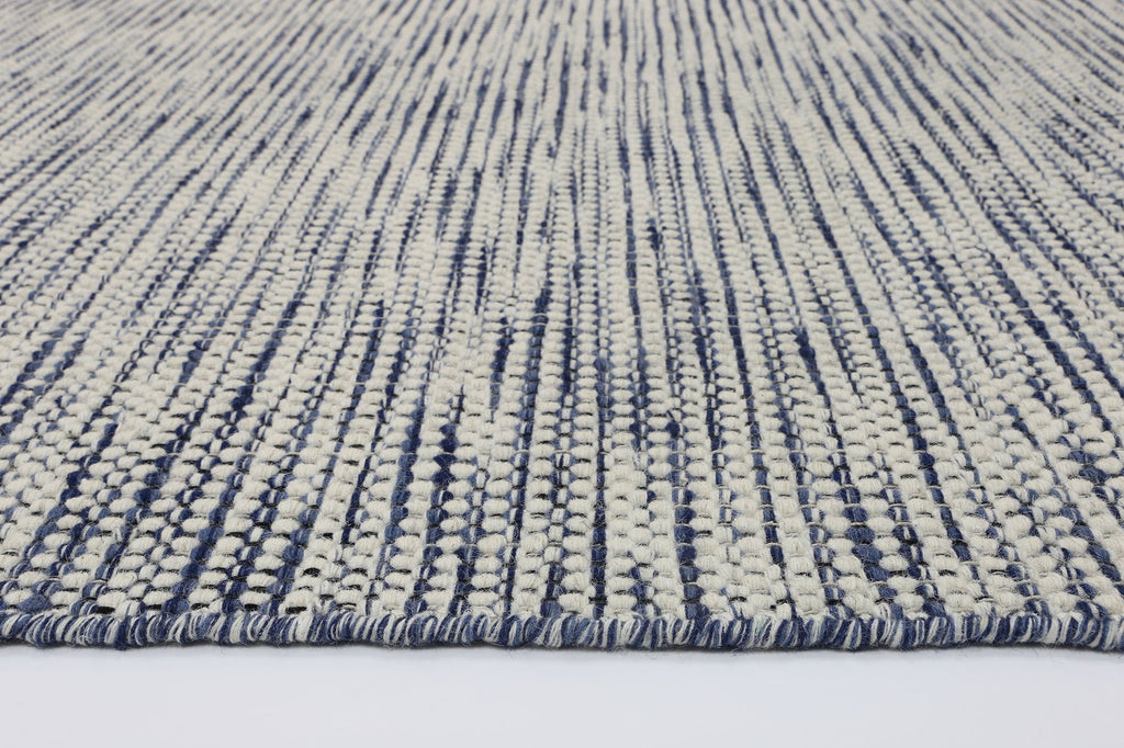 Nordic Blue Reversible Wool Rug – view 6