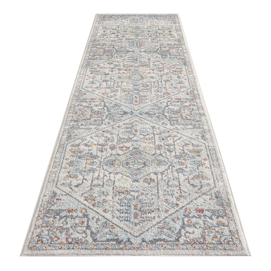Newport 7260 Blue Hallway Hallway Runner lifestyle view
