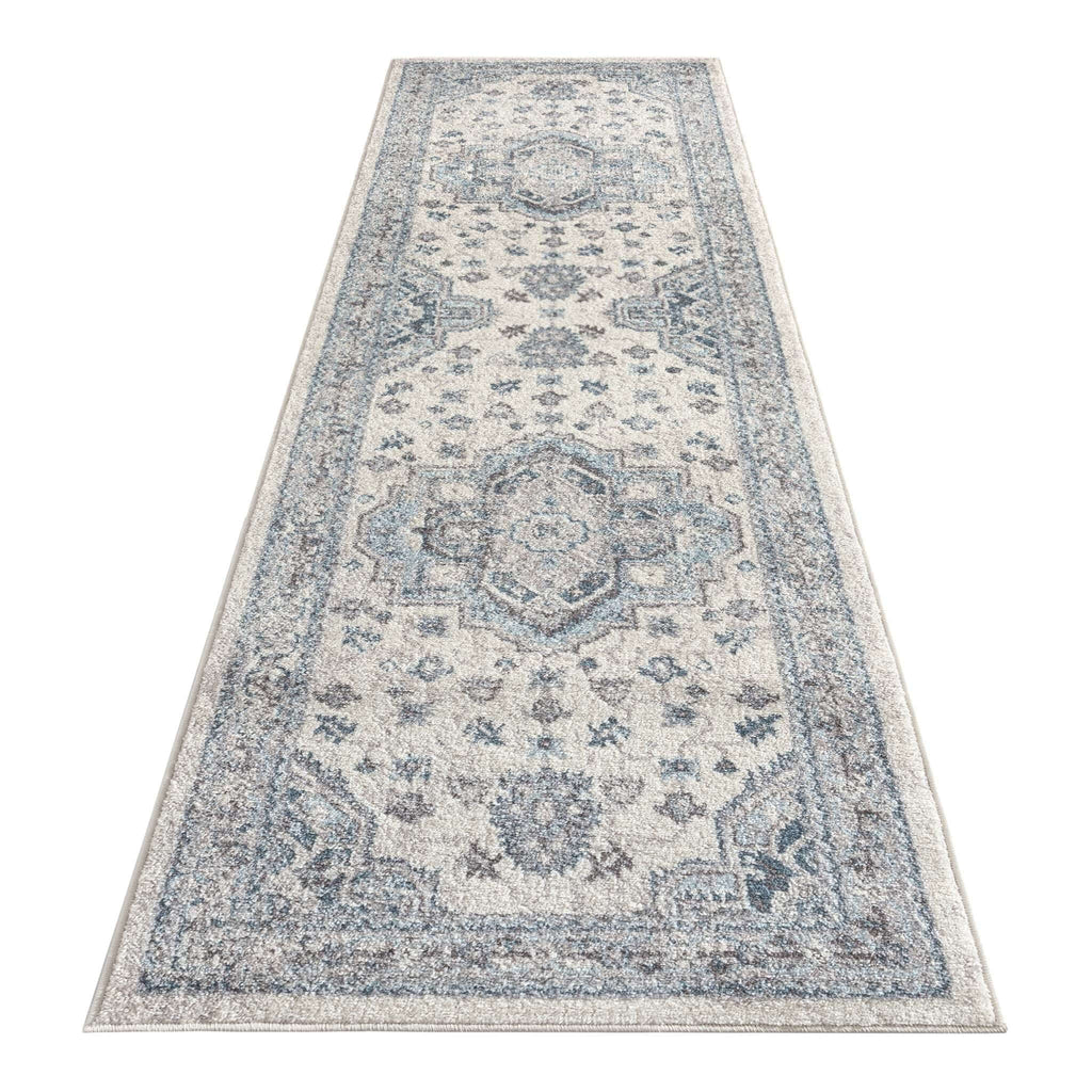 Newport 8478 Blue Hallway Hallway Runner lifestyle view