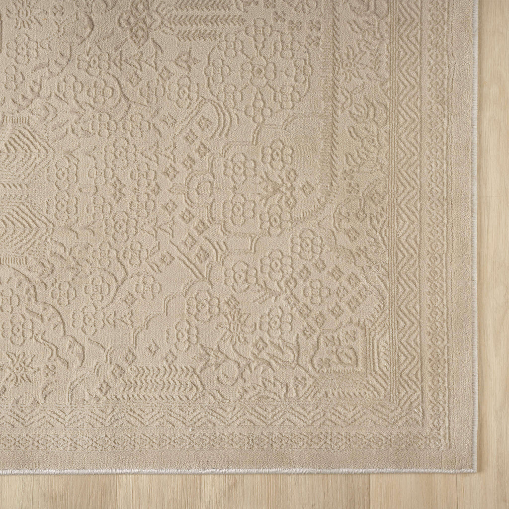 Nobel 775 Natural Rectangle – Beige Area Rug