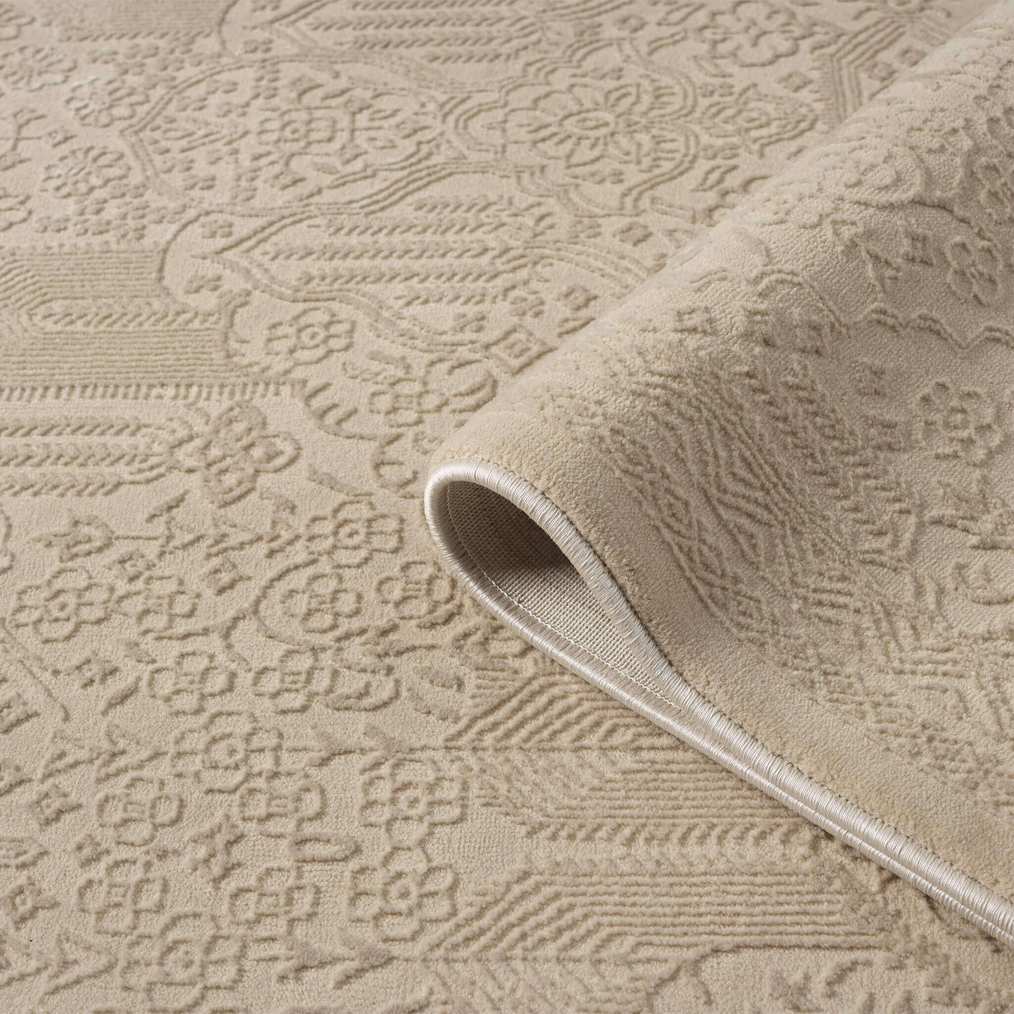 Nobel 775 Natural Rectangle – Beige Area Rug
