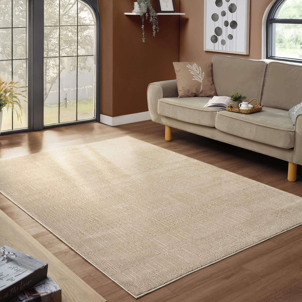 Noble 779 Beige Rectangle – Modern Area Rug