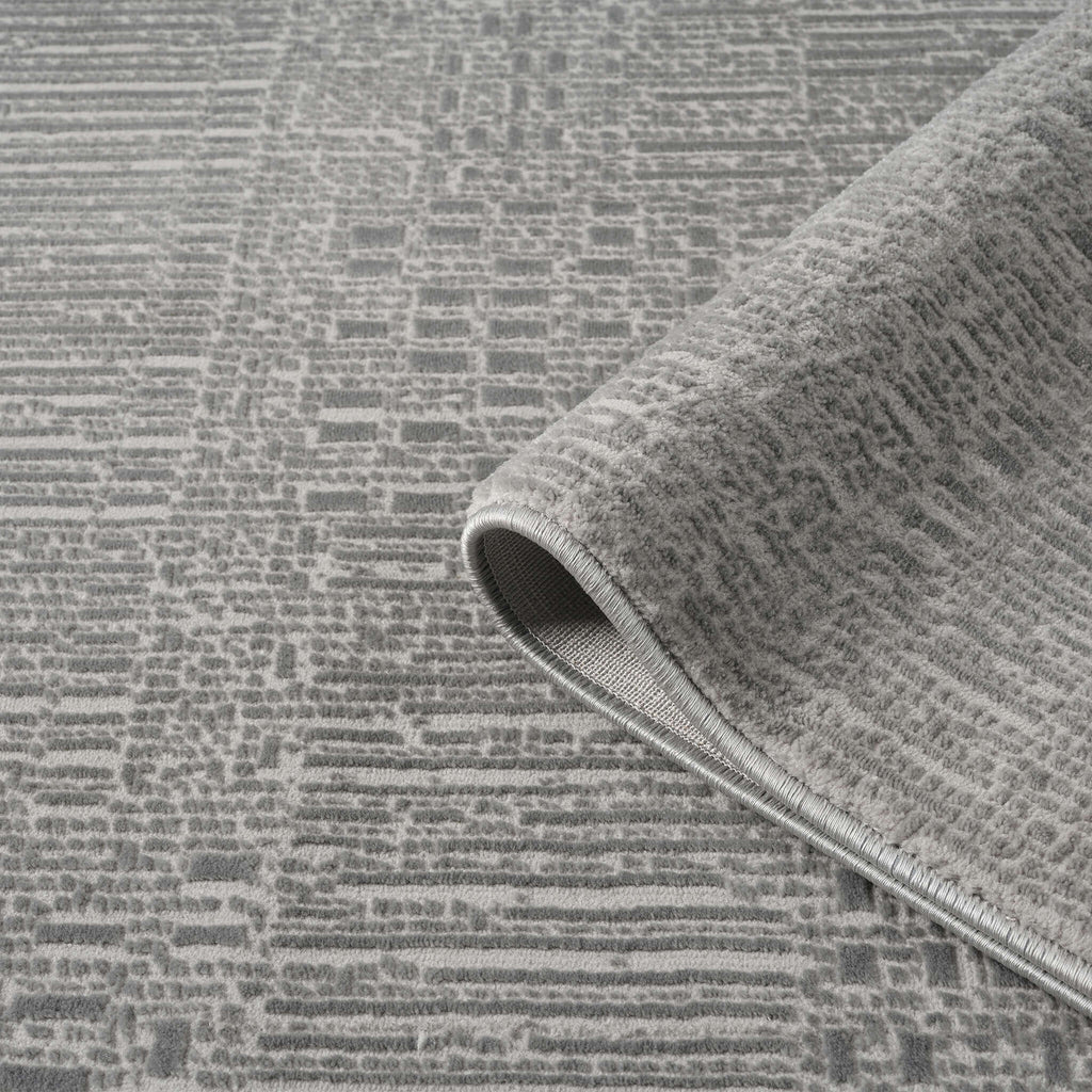 Noble 779 Slate Runner – Modern Grey Runner Rug