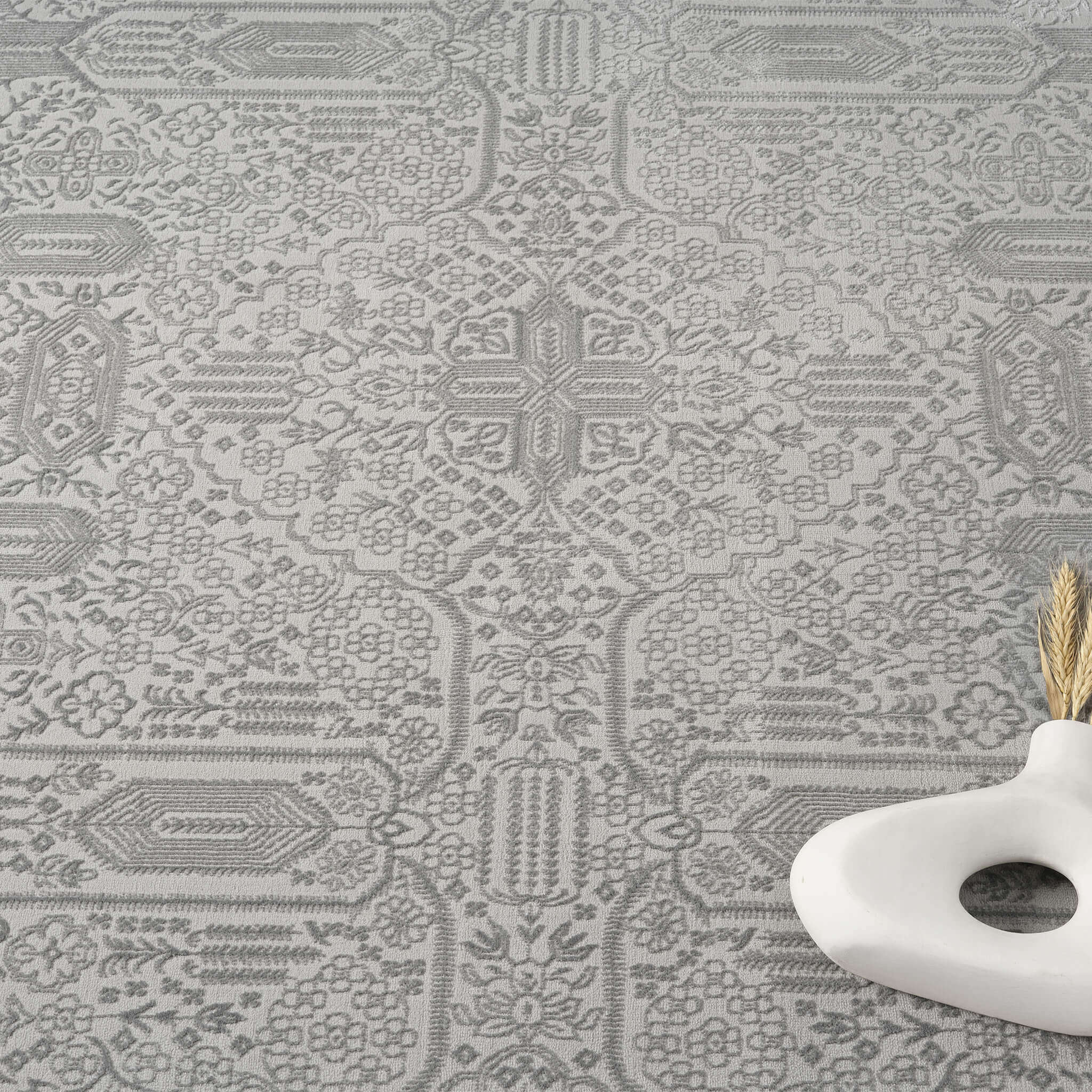 Noble 775 Granite Rectangle – Modern Area Rug